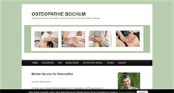 Desktop Screenshot of osteopathie-schramm.de